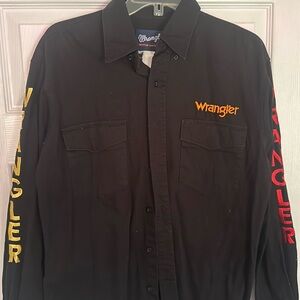 Vintage Wrangler Embroidered Western Shirt